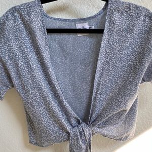 Princess Polly Floral Tie Top